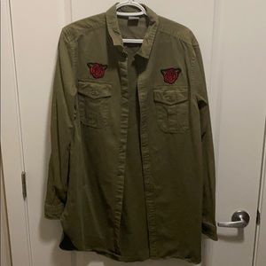 Asos - Longline casual long sleeve shirt